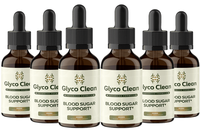 Glyco Clean blood sugar support bottles